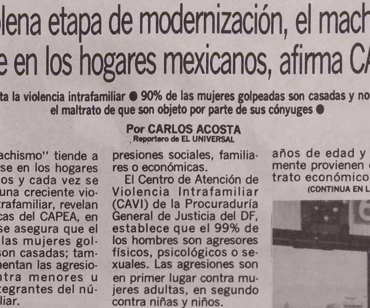 Así se visibilizaba el machismo en los medios en 1992