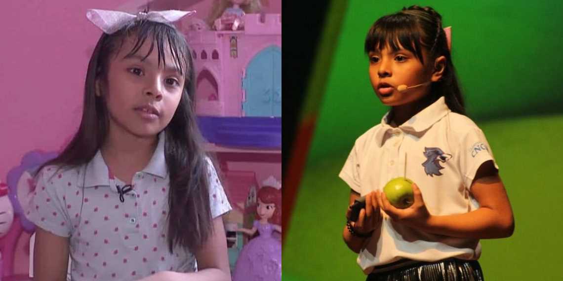 Adhara Pérez, la niña mexicana con IQ mayor al de Albert Einstein Adhara Pérez, la niña mexicana con IQ mayor al de Albert Einstein