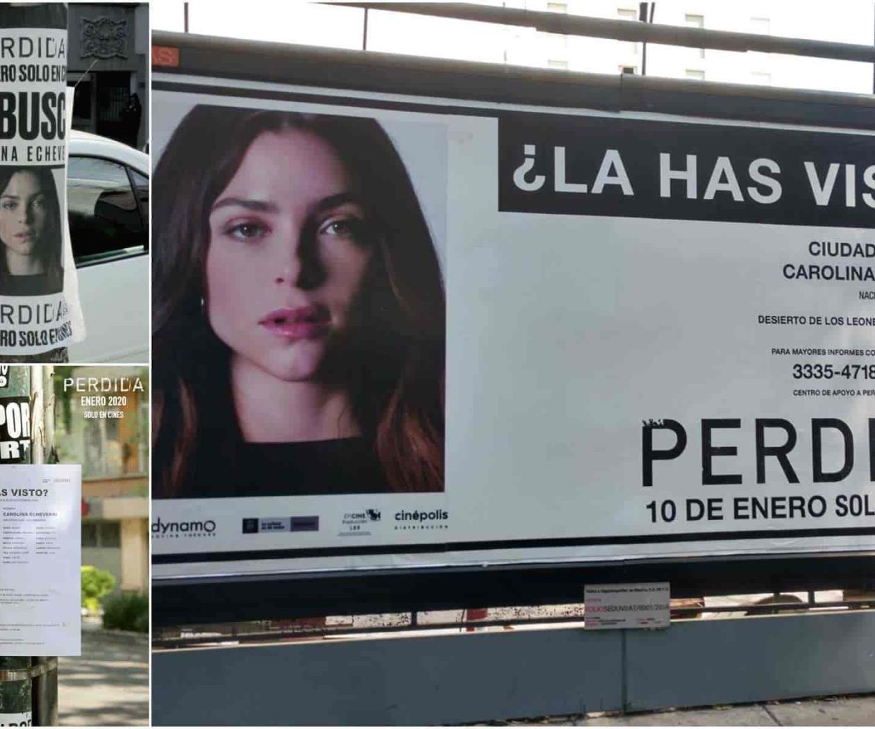 Vi la hoja de desaparición y pensé que era una más... pero es publicidad de película Vi la hoja de desaparición y pensé que era una más... pero es publicidad de película