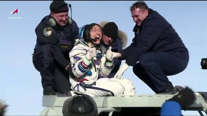 Otro récord para Christina Koch: logra el vuelo espacial más largo hecho por una mujer Otro récord para Christina Koch: logra el vuelo espacial más largo hecho por una mujer