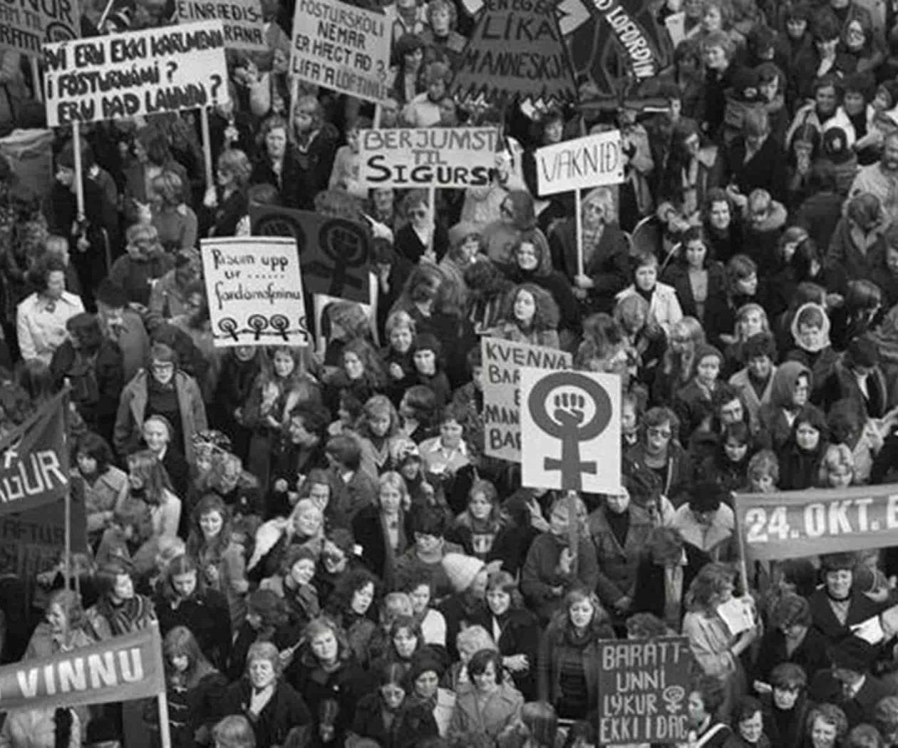 El día que las mujeres paralizaron Islandia para pedir igualdad El día que las mujeres paralizaron Islandia para pedir igualdad