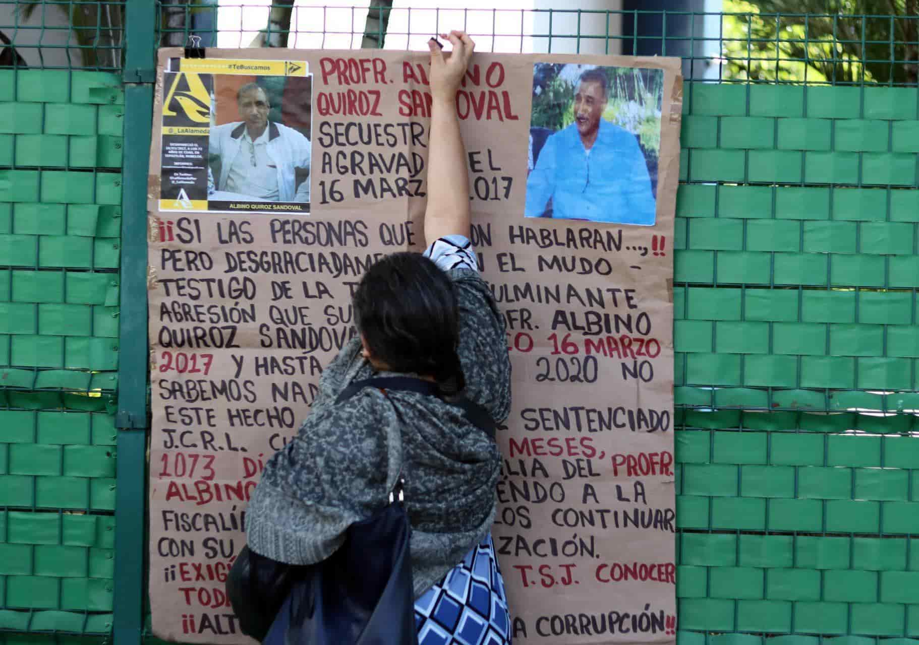 "Mi hijo está desaparecido, me desalojaron y no puedo pagar la renta" "Mi hijo está desaparecido, me desalojaron y no puedo pagar la renta"