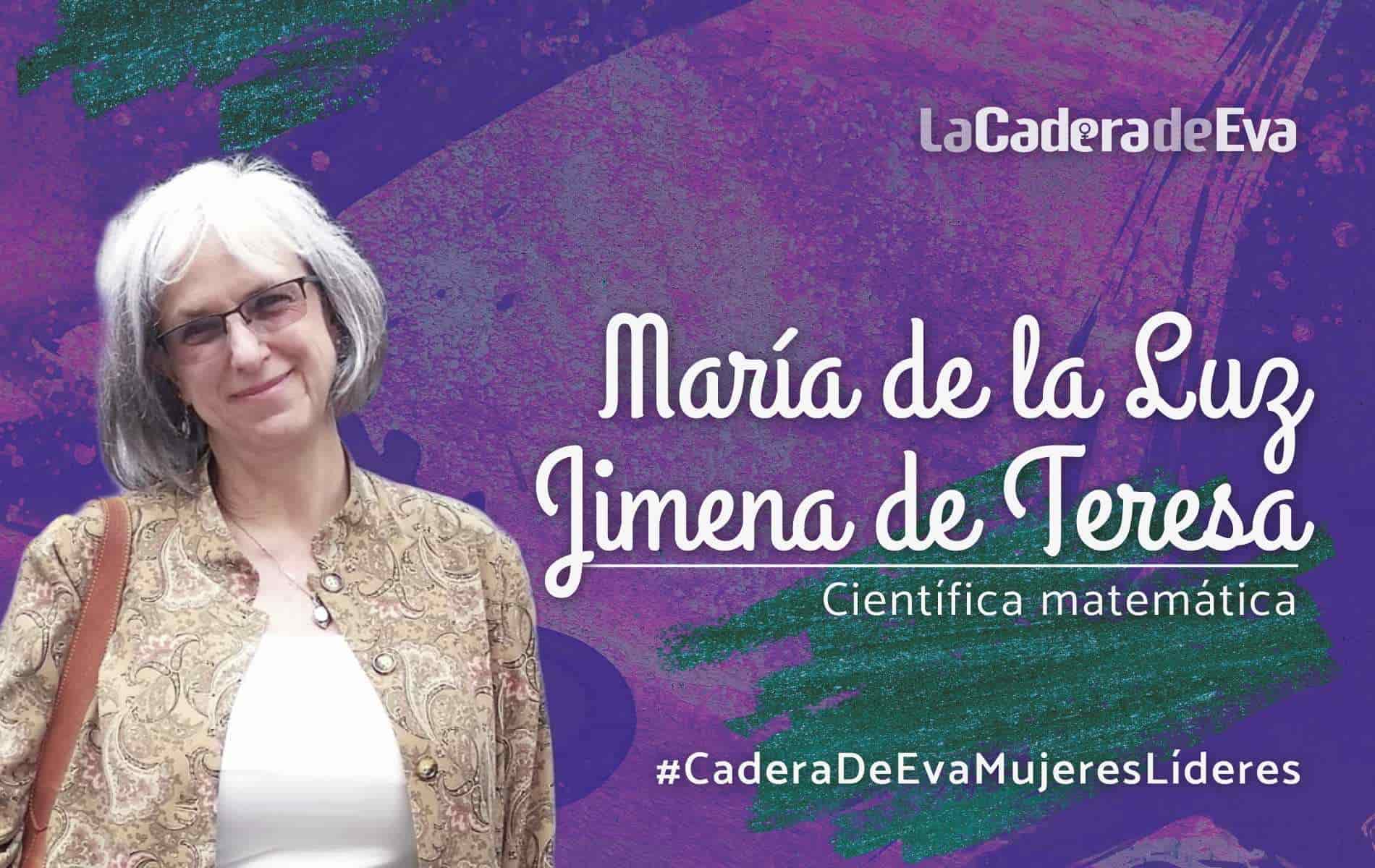 "No se necesita ser genio, para ser científica", Ma. de la Luz Jimena "No se necesita ser genio, para ser científica", Ma. de la Luz Jimena