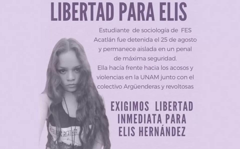 Tania Elis, la estudiante de la UNAM presa por la toma de FES Acatlán