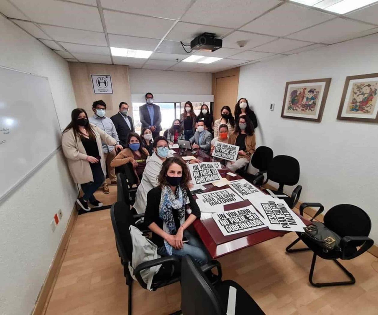 Promueven legisladores y feministas juicio político a Félix Salgado Promueven legisladores y feministas juicio político a Félix Salgado