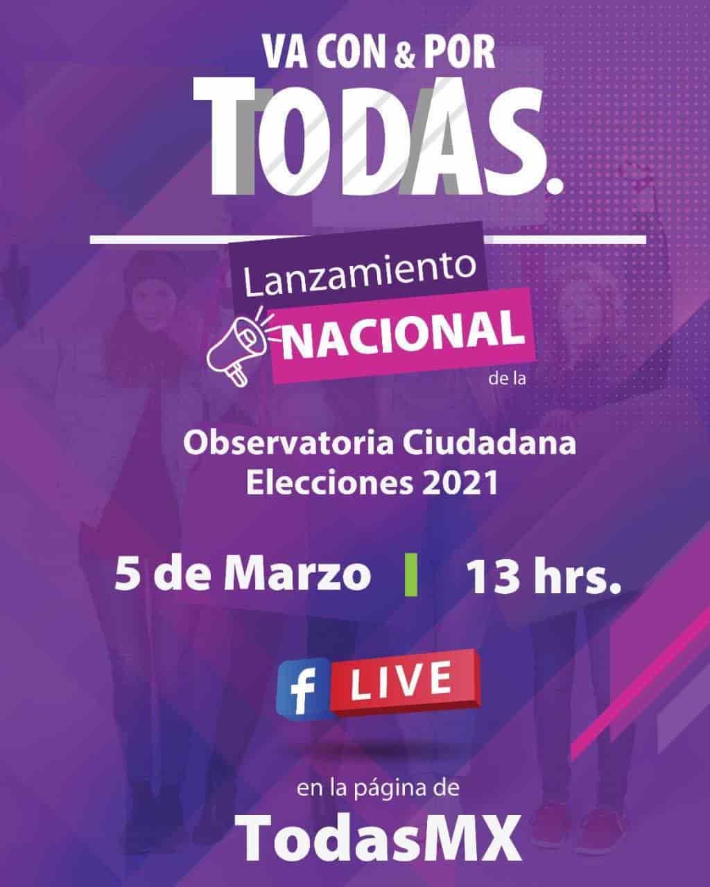 Las mujeres contamos y votamos: Observatoria Electoral 2021