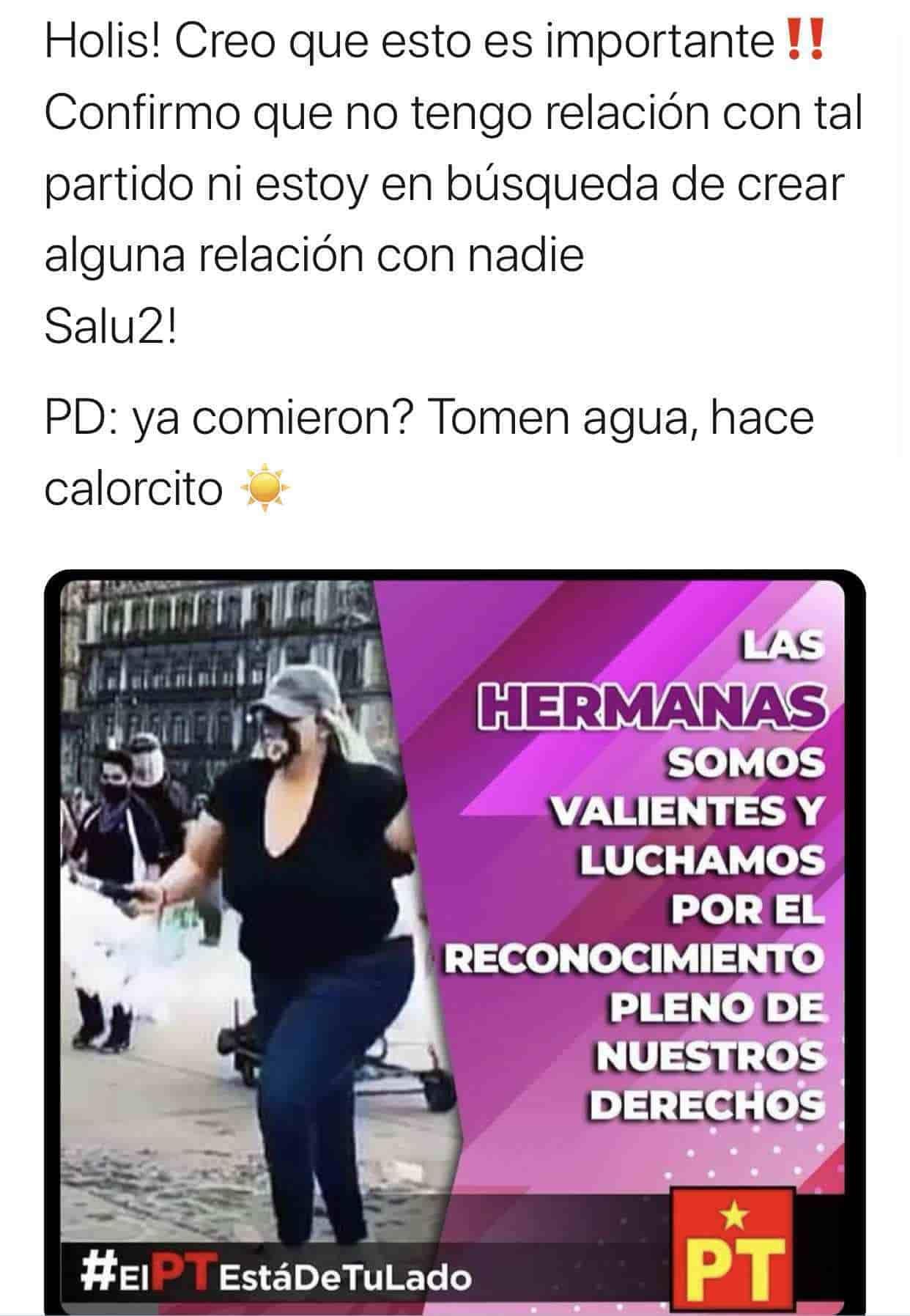 PT quiere  lucrar con "La Reinota", ella se deslinda