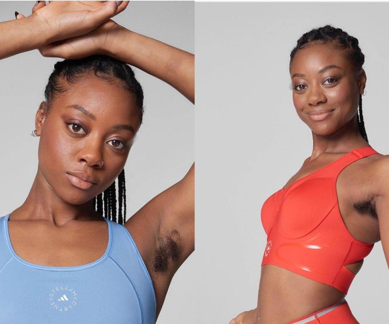 Leila Davis, la modelo que posa con las axilas peludas Leila Davis, la modelo que posa con las axilas peludas