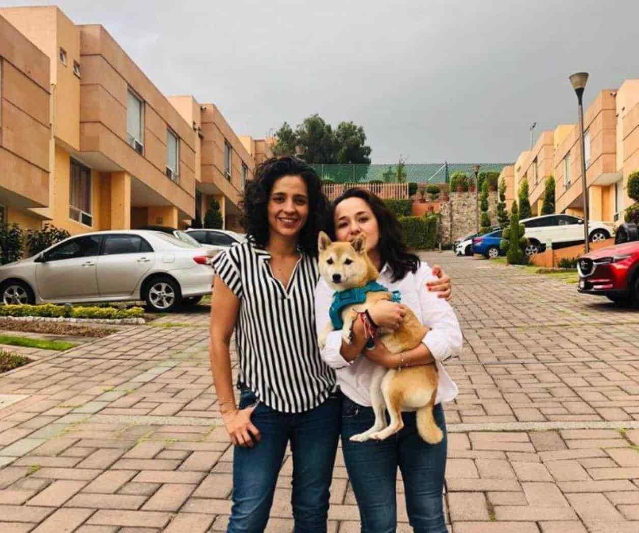 Hoshi, la perrita que ayudó a sus dueñas a recuperarse de la covid Hoshi, la perrita que ayudó a sus dueñas a recuperarse de la covid