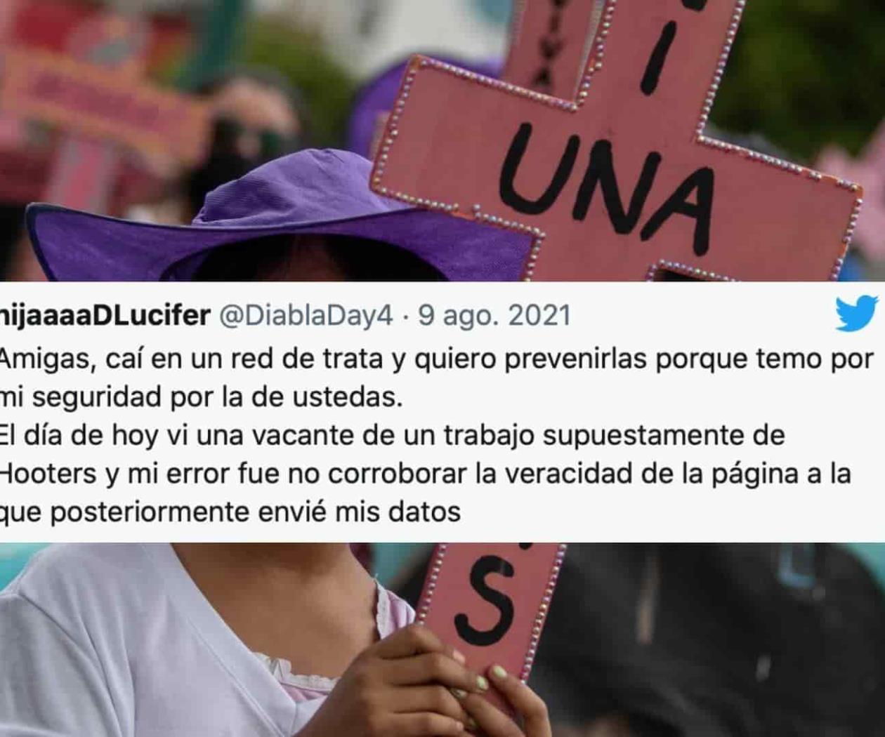 Buscaba trabajo, pero cayó en una red de trata
