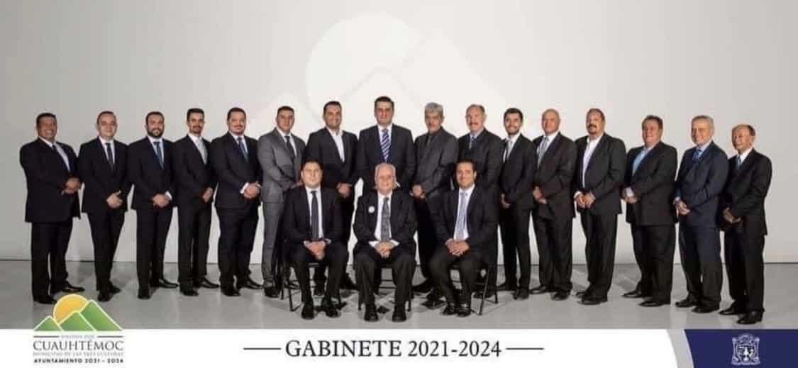 Tunden en redes a gabinete municipal de Cuauhtémoc, conformado solo por hombres Tunden en redes a gabinete municipal de Cuauhtémoc, conformado solo por hombres