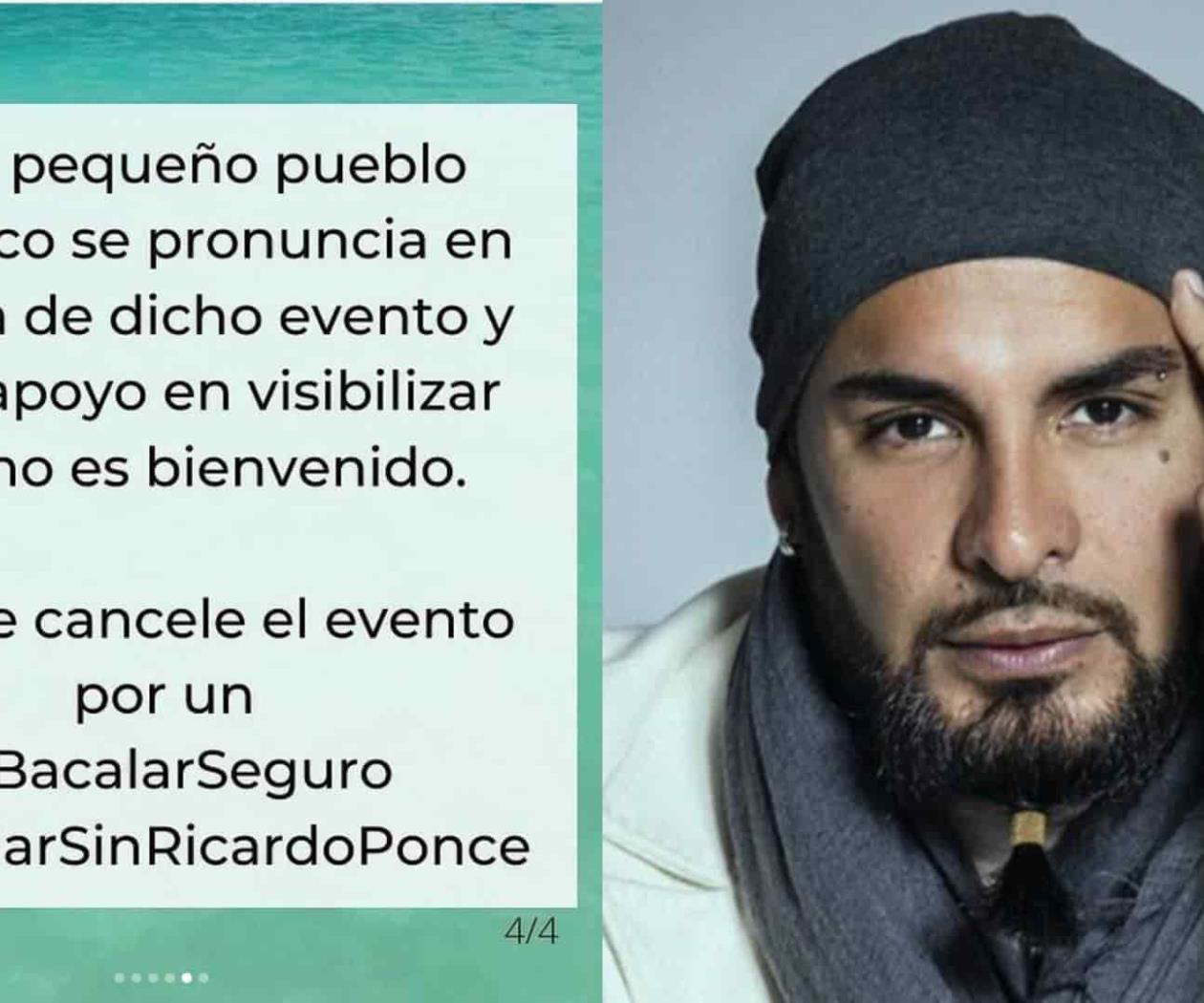 Habitantes de Bacalar protestan contra retiro espiritual de Ricardo Ponce