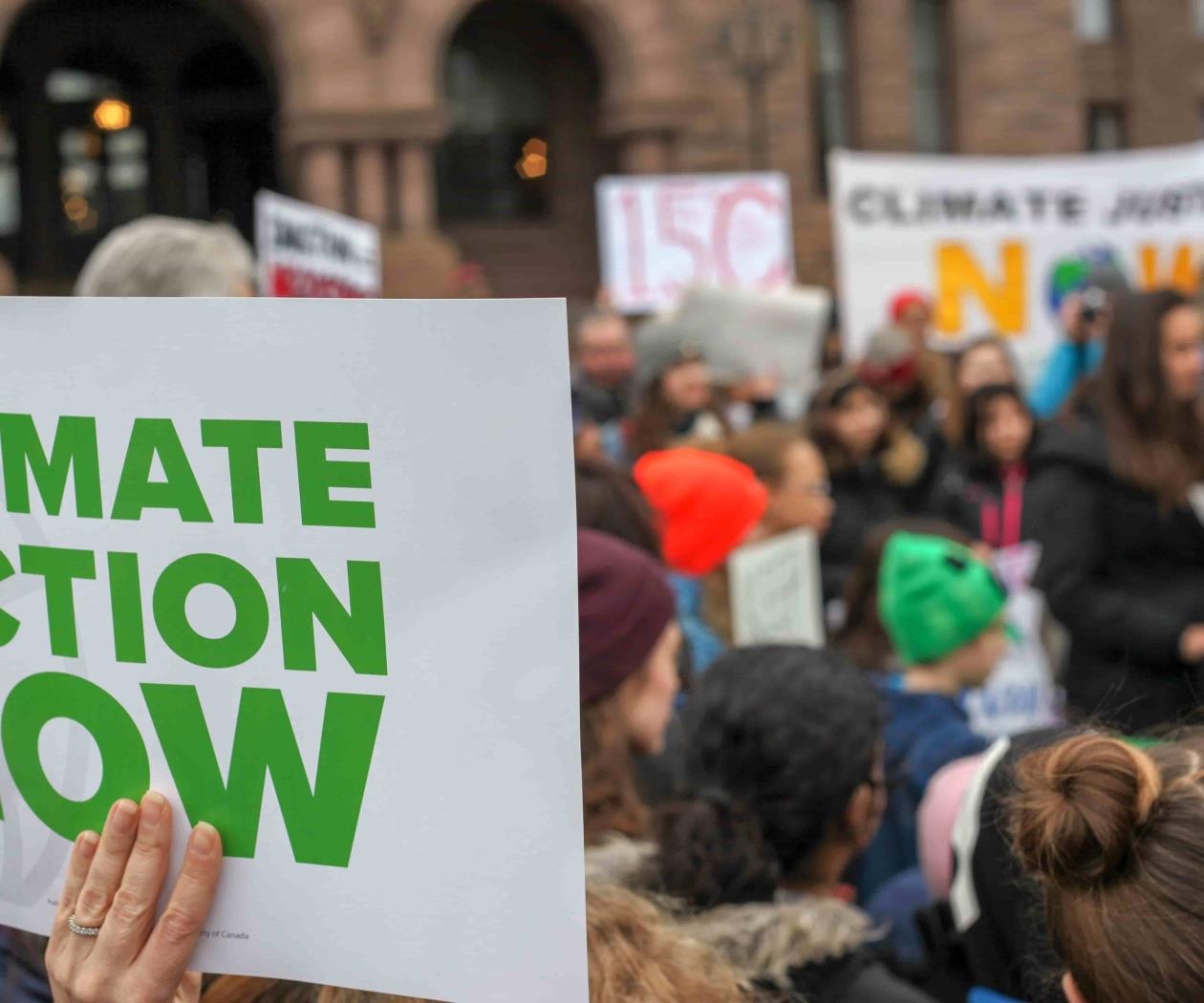 Bloque feminista lidera la protesta por el Día de Acción Global en la COP26