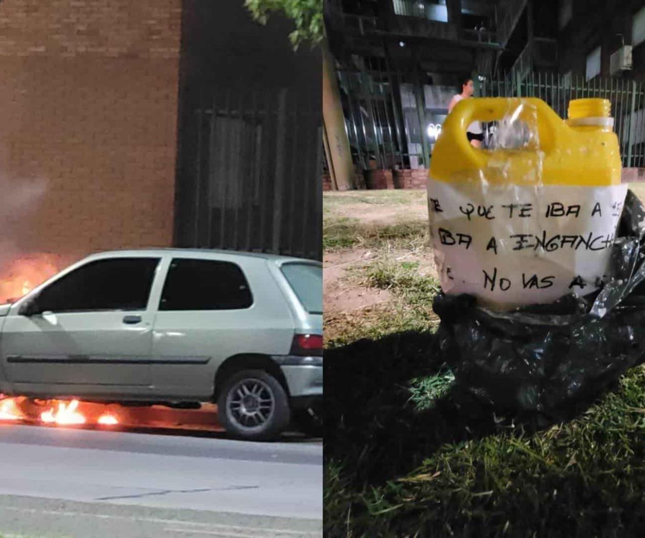 Mujer le prendió fuego al auto de su pareja por infiel