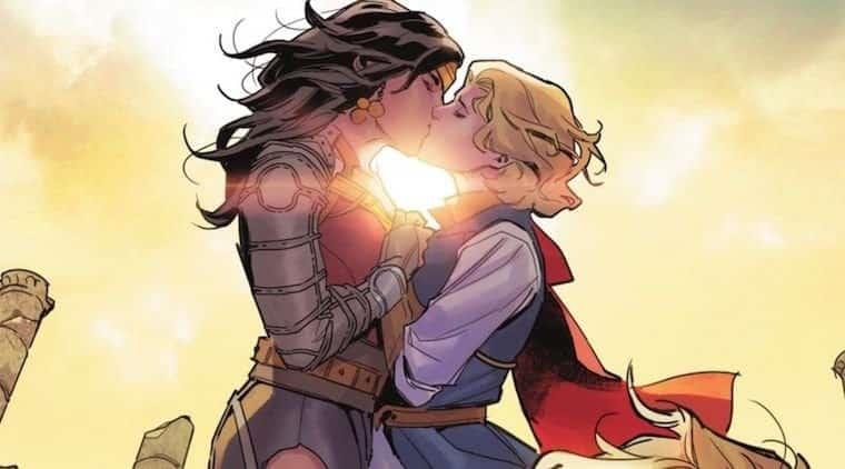 La Mujer Maravilla tiene un romance con la hermana de Superman La Mujer Maravilla tiene un romance con la hermana de Superman