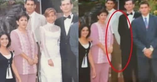Una mujer fue borrada de la foto de su propia boda a petición de su suegra Una mujer fue borrada de la foto de su propia boda a petición de su suegra