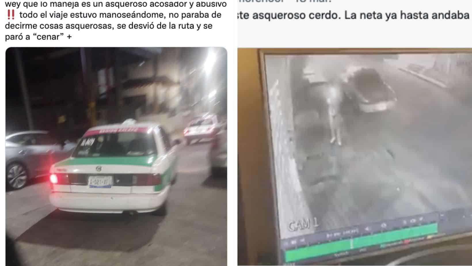 VIDEO: “Todo el viaje estuvo manoseándome”; usuaria denuncia a taxista