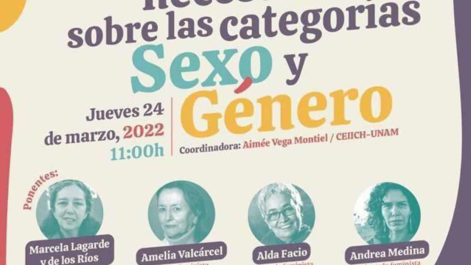 Anuncian foro: “Aclaraciones necesarias sobre categorías sexo y género” Anuncian foro: “Aclaraciones necesarias sobre categorías sexo y género”