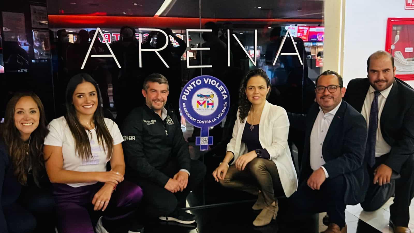 Instalan puntos violeta de Cinemex en la Alcaldía Miguel Hidalgo