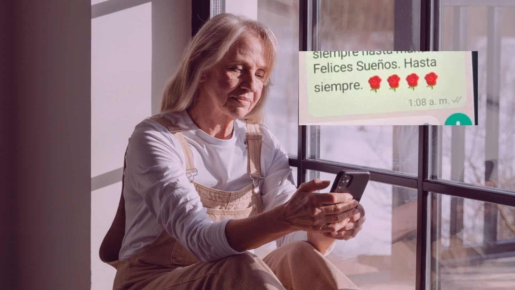 Abuelita manda mensajes todas las noches a su amiga fallecida 