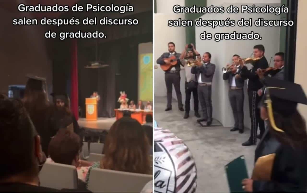 Abandonan ceremonia de graduación por discurso antiderechos; video se hace viral Abandonan ceremonia de graduación por discurso antiderechos; video se hace viral