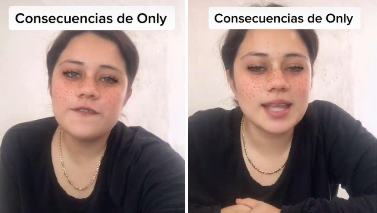 “Nadie te dice los riesgos”; joven habla en TikTok sobre las consecuencias de OnlyFans “Nadie te dice los riesgos”; joven habla en TikTok sobre las consecuencias de OnlyFans