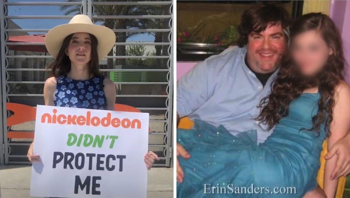 Alexa Nikolas de Zoey 101 protesta frente a Nickelodeon Alexa Nikolas de Zoey 101 protesta frente a Nickelodeon