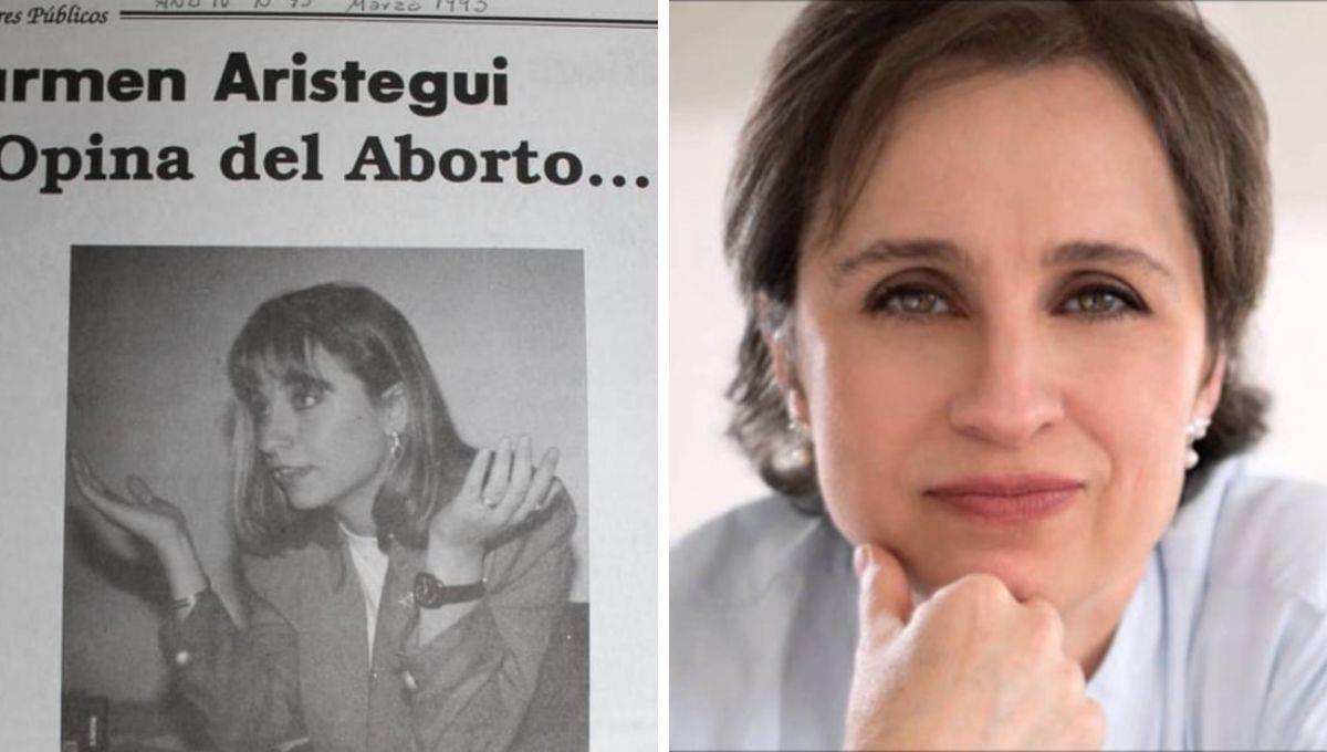 Lo que opinaba Carmen Aristegui sobre el aborto en 1993 Lo que opinaba Carmen Aristegui sobre el aborto en 1993