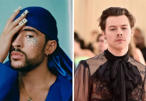 El vestuario de Harry Styles y Bad Bunny que rompe estereotipos