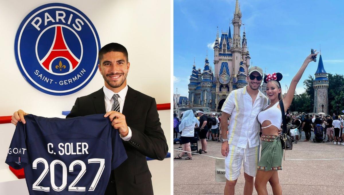 Acosan en redes a novia de de futbolista Carlos Soler del Paris Saint-Germain