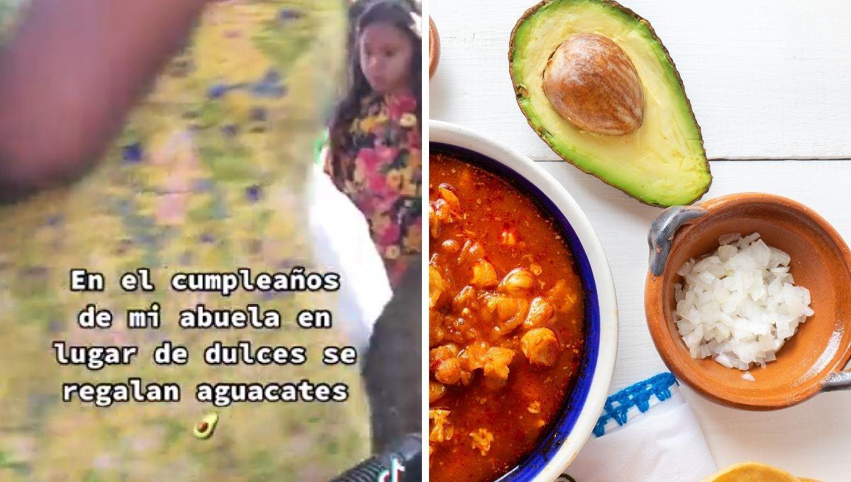 ¡Y ponle aguacate! Mujer regala "oro verde" en fiesta de cumpleaños ¡Y ponle aguacate! Mujer regala "oro verde" en fiesta de cumpleaños