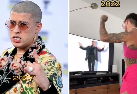 Usuarios de TikTok reviven canciones machistas de Bad Bunny