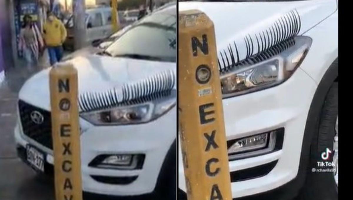 Camioneta “no mi ciela” presume extensiones de pestañas y se viraliza en TikTok