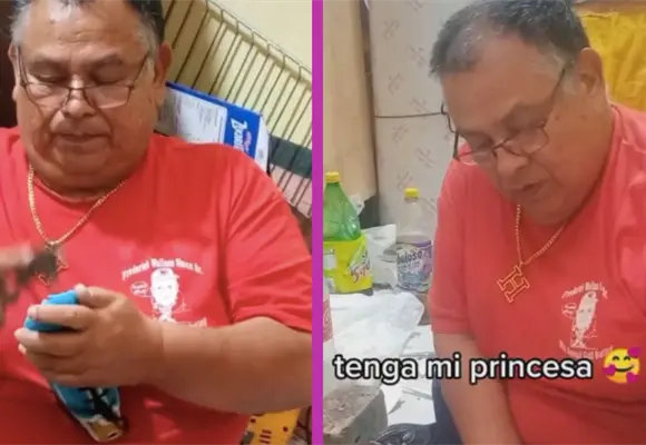 Video TikTok: Papá hace tenis personalizados para su hija