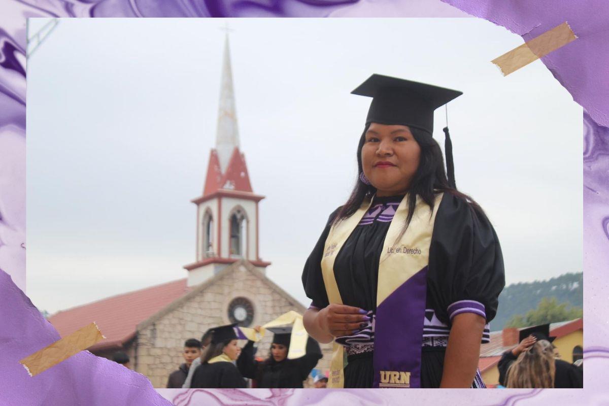 Josefina, la mujer rarámuri que se graduó como abogada en Chihuahua Josefina, la mujer rarámuri que se graduó como abogada en Chihuahua