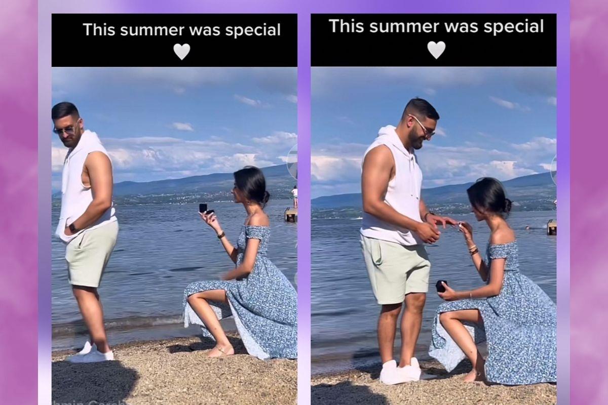 Rompe estereotipos: Mujer pide matrimonio a novio; la atacan con comentarios machistas Rompe estereotipos: Mujer pide matrimonio a novio; la atacan con comentarios machistas