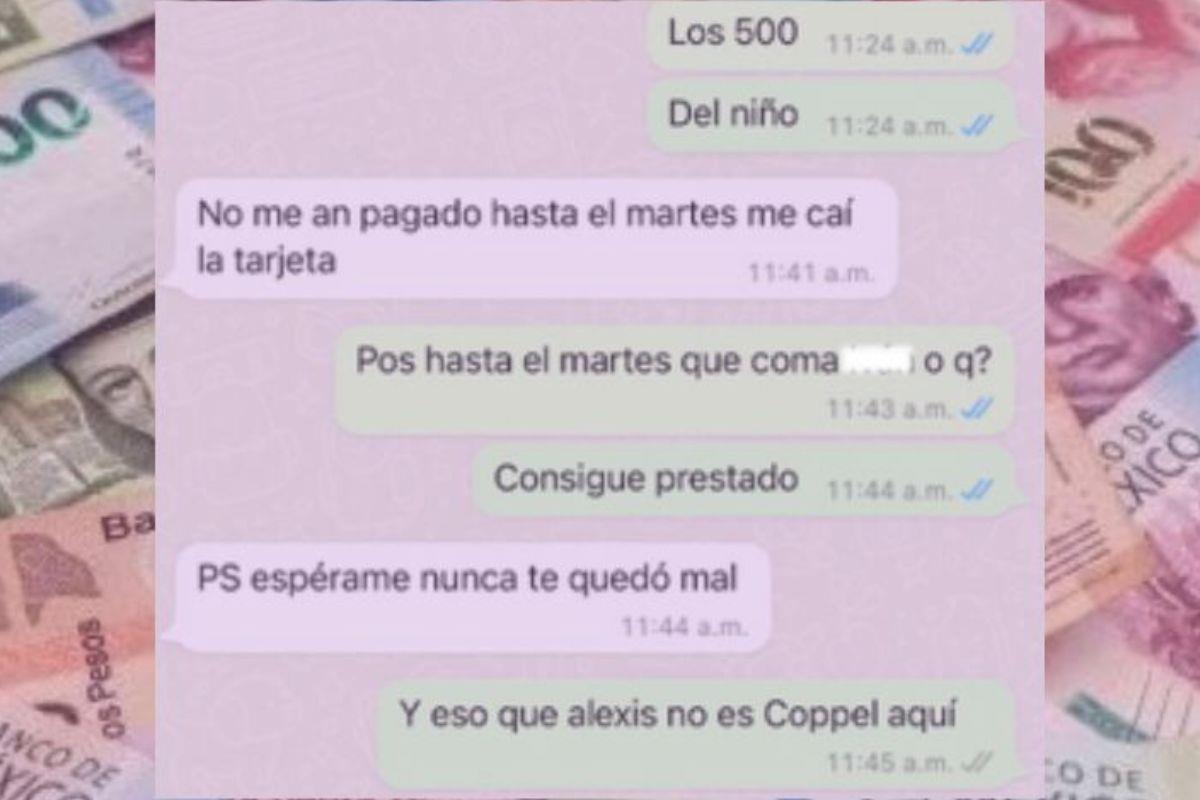 Mujer denuncia al padre de su hijo por no cumplir con pensión alimenticia: "aquí no es Coppel" Mujer denuncia al padre de su hijo por no cumplir con pensión alimenticia: "aquí no es Coppel"