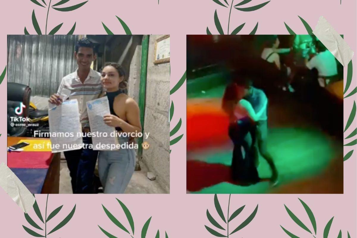 Pareja baila y festeja tras firmar su divorcio: ¿terminar sanamente un matrimonio?