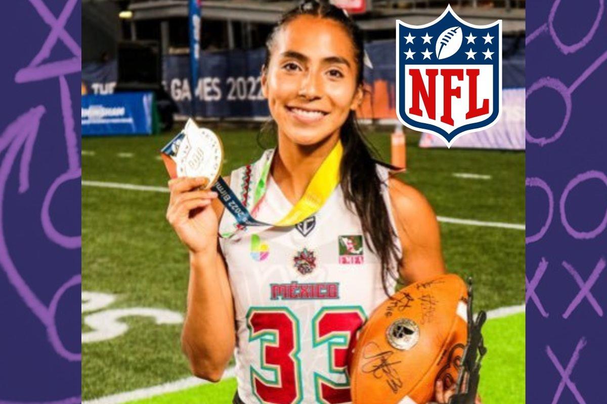 Conoce a Diana Flores, la jugadora de "tochito" del IPN que será coach en la NFL Conoce a Diana Flores, la jugadora de "tochito" del IPN que será coach en la NFL