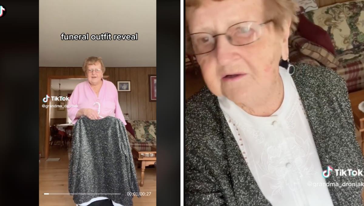 Outfit final: abuelita revela la ropa que quiere usar en su funeral
