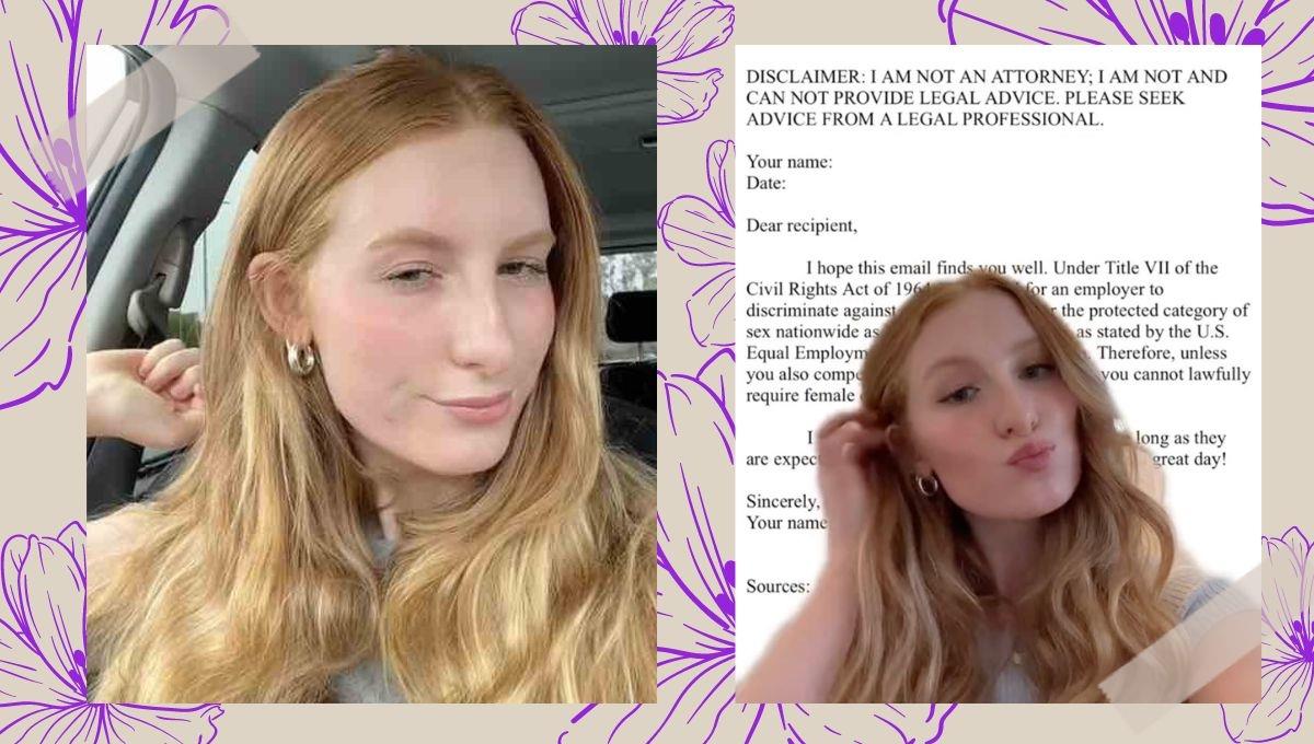 Joven denuncia una sanción por no usar sostén: "Es misoginia"