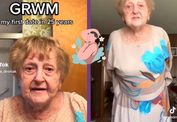 Mujer comparte cómo se arregla para su primera cita en 25 años
