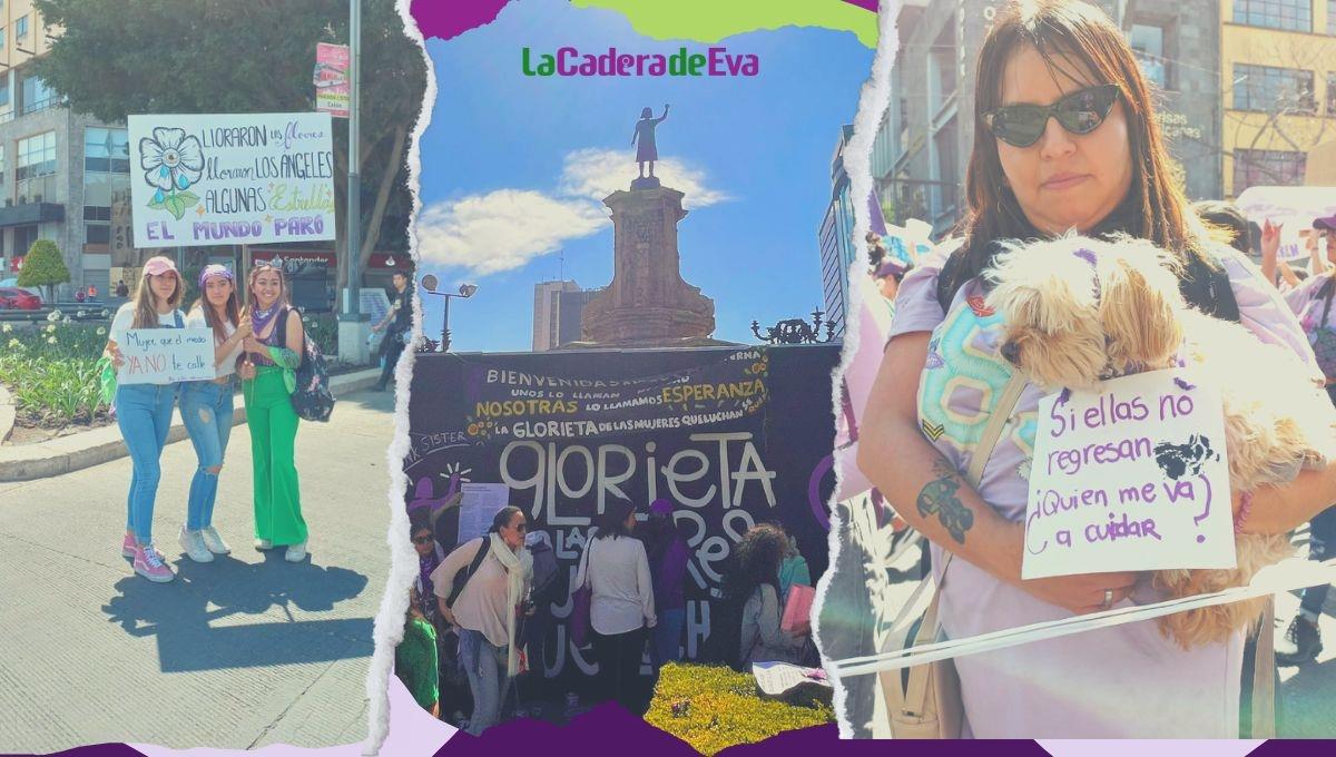 8M en CDMX: 90 mil mujeres marchando, fotogalería