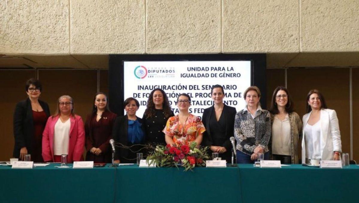 Inauguran el Seminario de Formación del Programa de Liderazgo y Fortalecimiento para Diputadas