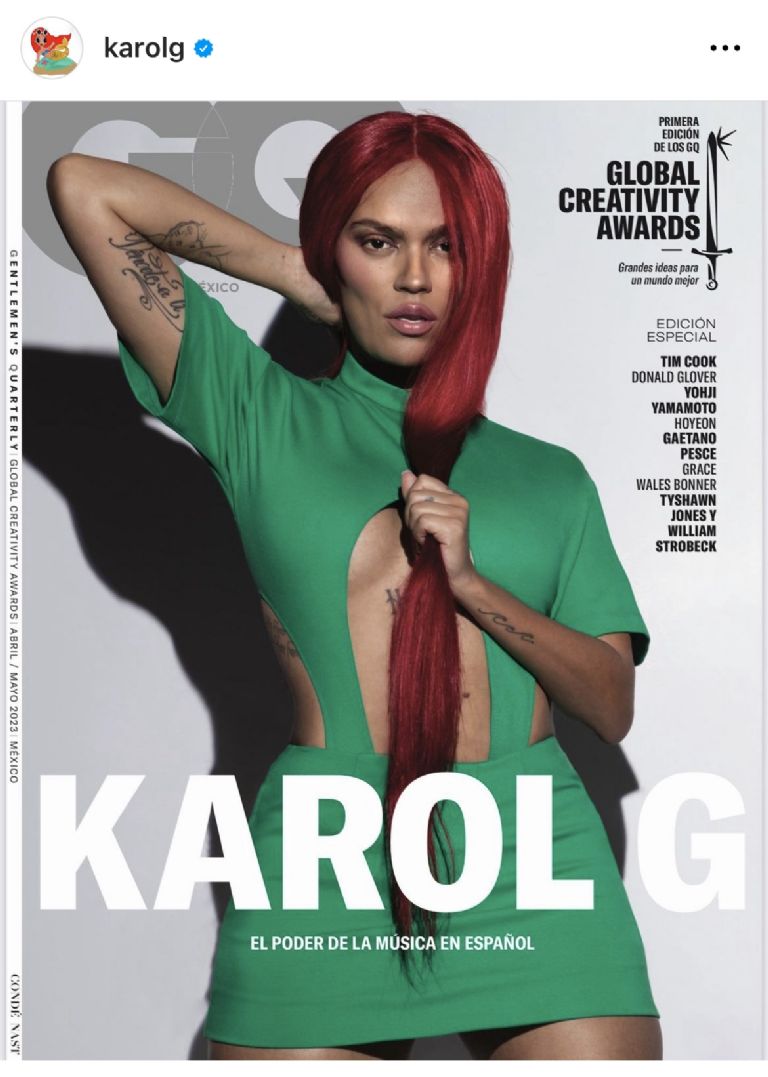 Karol G portada de la revista GQ La cadera de Eva