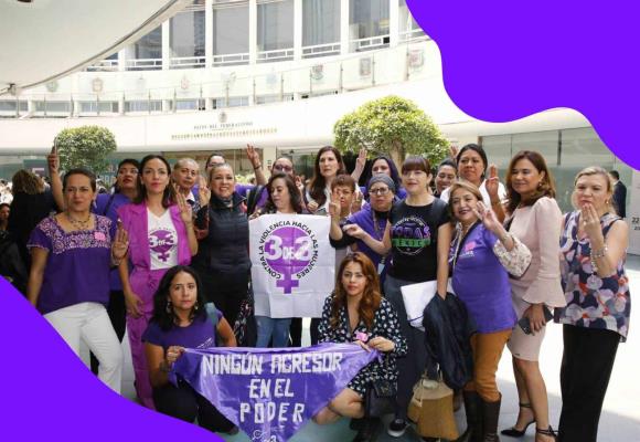 Cero violentadores en el poder