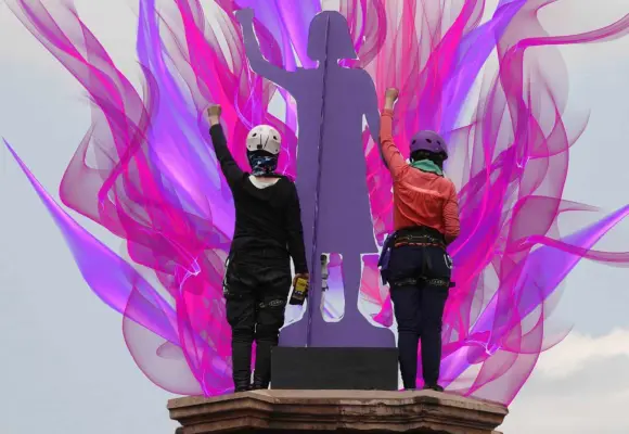 La antimonumenta se queda a pesar del Gobierno de la CDMX