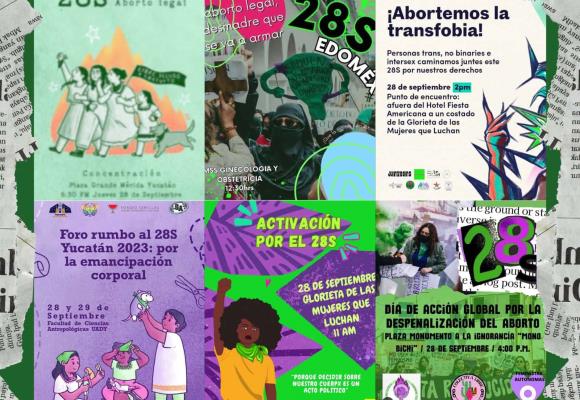 Marcha por el aborto 28S 2023: horarios, rutas y actividades en todo México