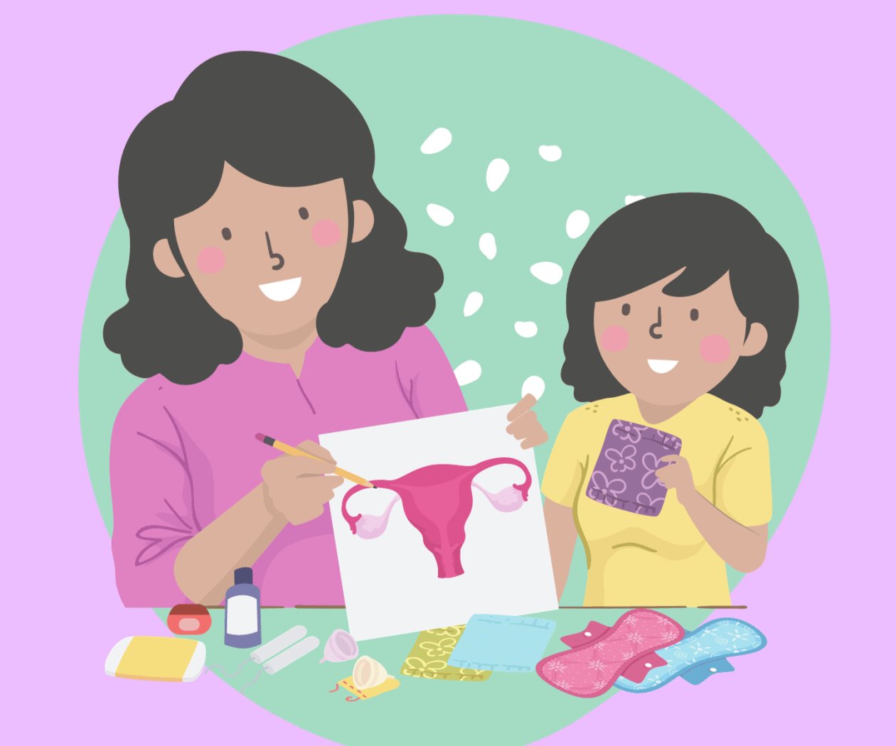 Cuatro generaciones de mujeres hablan sobre menstruación