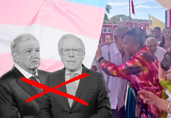 ¿Qué dijeron López Dóriga y López Obrador que es transfóbico?